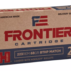 Frontier Cartridge Military Grade 223 Remington Ammo 68 Grain Hornady Match Jacketed Hollow Point