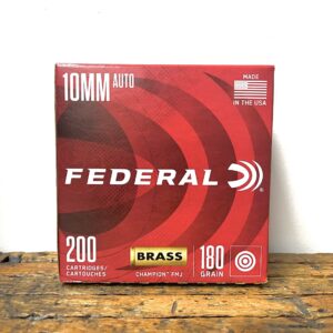Federal Champion 10mm AUTO Ammo 180 Grain Full Metal Jacket