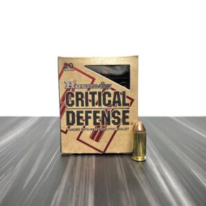 Hornady Critical Defense 40 S&W Ammo 165 Grain Hornady FTX Polymer Tip