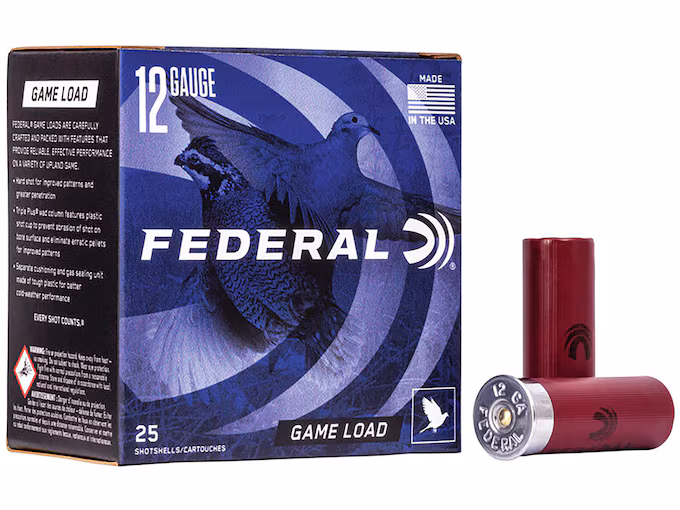 Federal 12 Gauge Game Load Ammo #6 Shot 1 Ounce