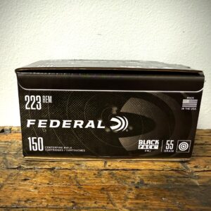 Federal .223 Remington 55gr FMJ BLACK PACK