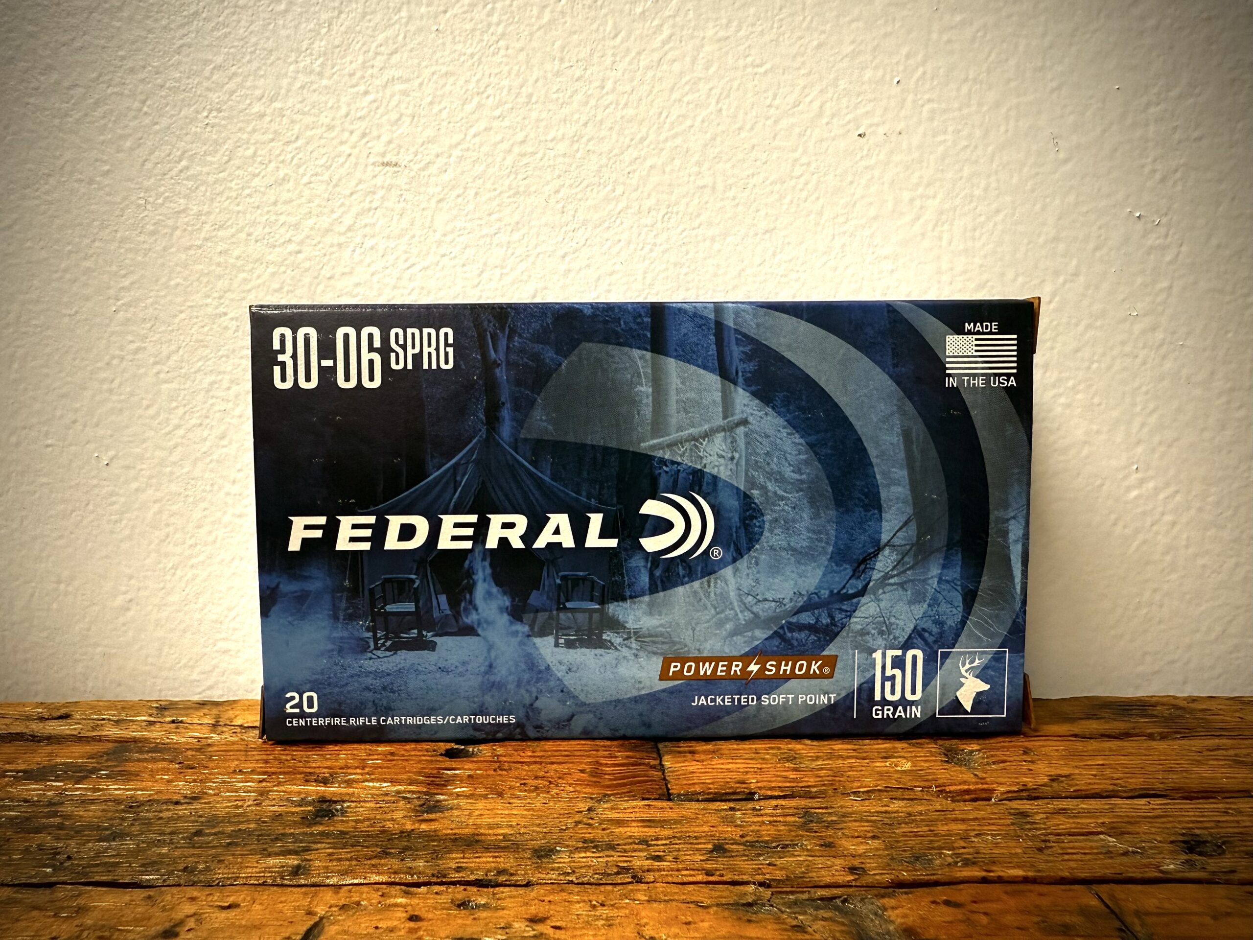 Federal Power-Shok 30-06 Springfield 150gr Jacketed Soft Point