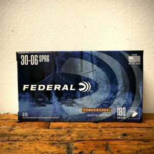 Federal Power-Shok 30-06 Springfield 180gr Jacketed Soft Point