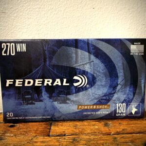 Federal Power-Shok 270 Winchester 130gr Jacketed Soft Point