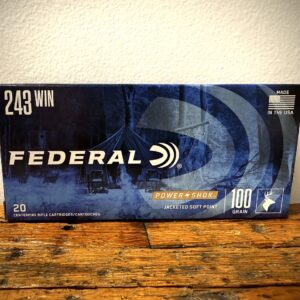 Federal Power-Shok 243 Winchester 100gr Jacketed Soft Point