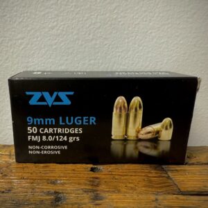 ZVS 9mm 124gr FMJ
