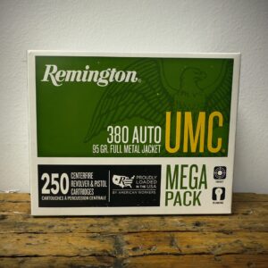 Remington UMC 380 ACP Ammo 95 Grain FMJ Mega Pack