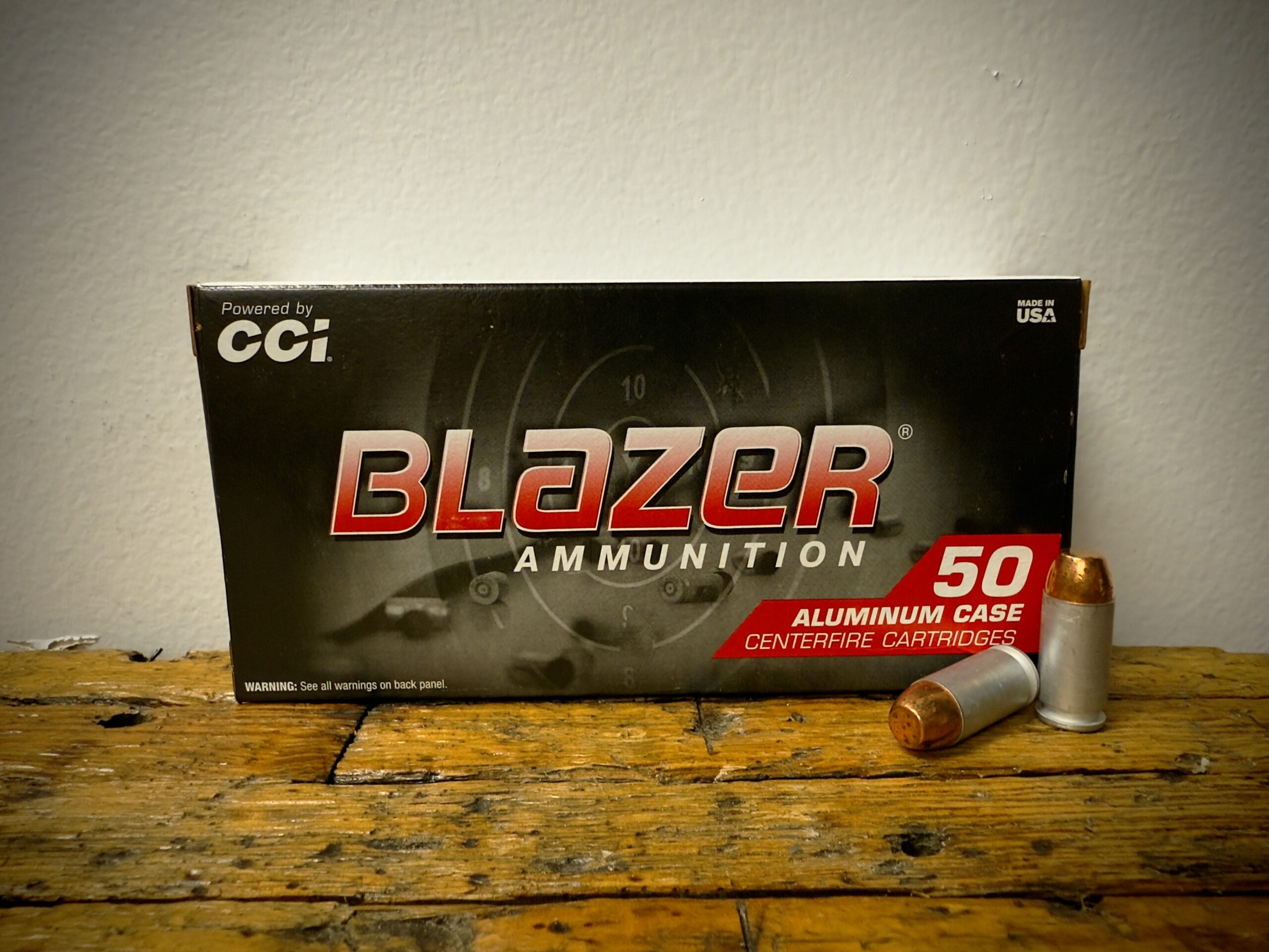 Blazer Aluminum 40 S&W Ammo 165 Grain FMJ