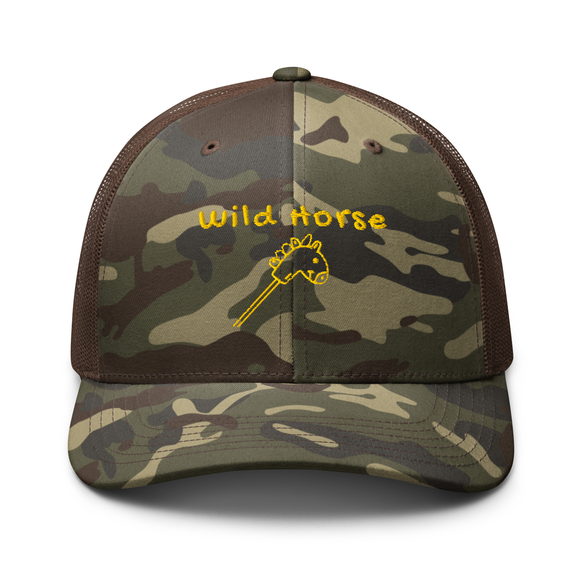 Hobby Horsing Trucker Hat - Camo