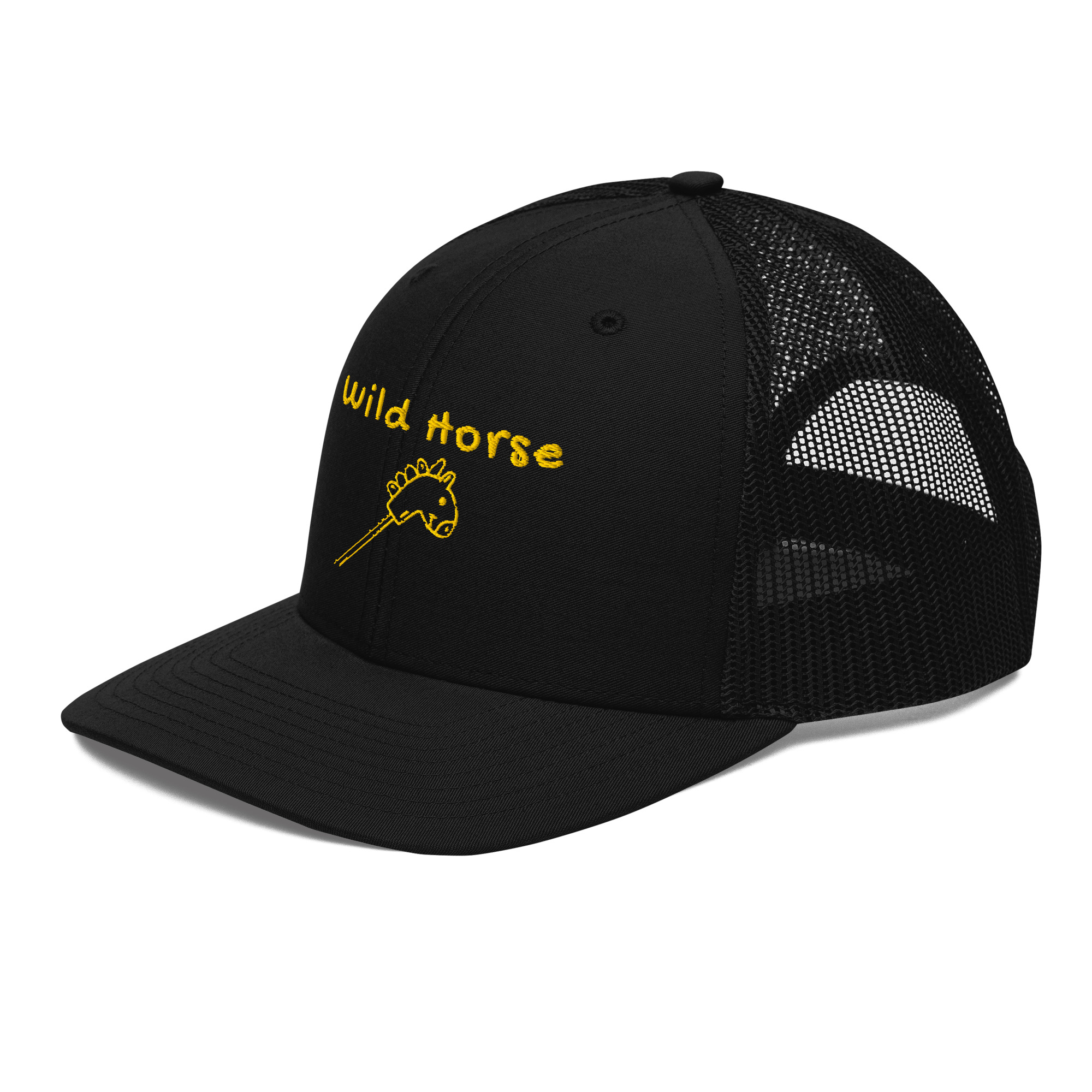Hobby Horsing Trucker Hat - Black - Image 5