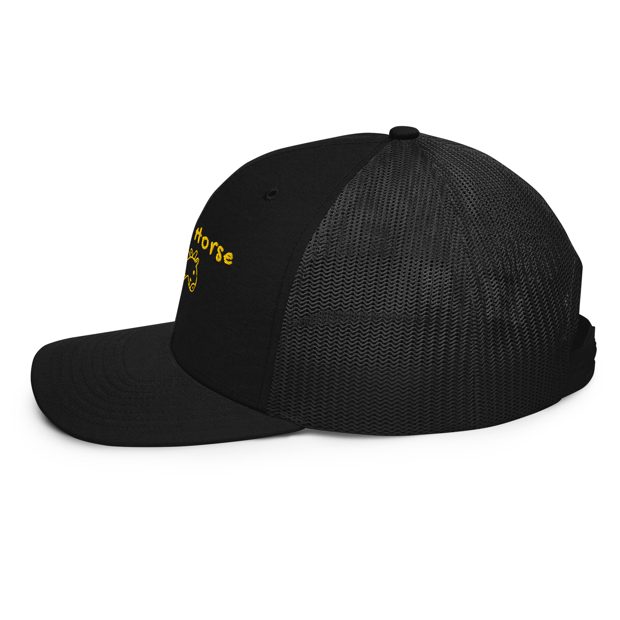 Hobby Horsing Trucker Hat - Black - Image 3