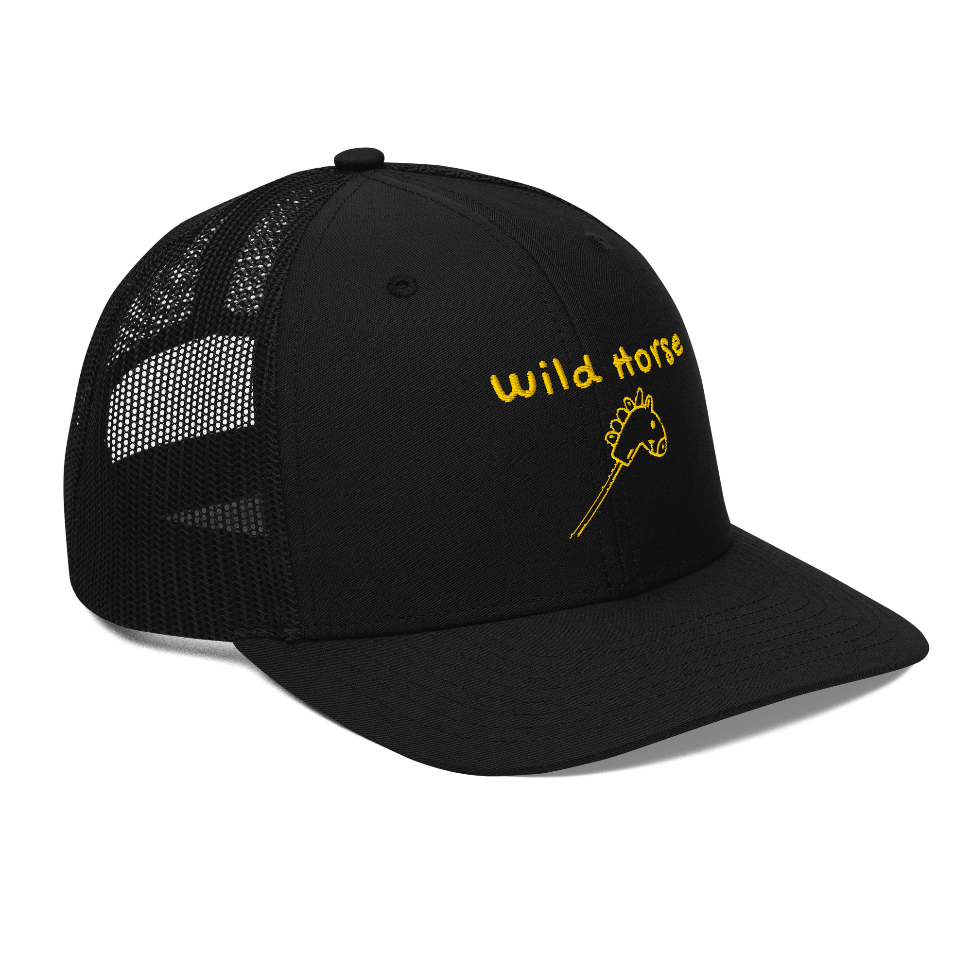 Hobby Horsing Trucker Hat - Black - Image 6