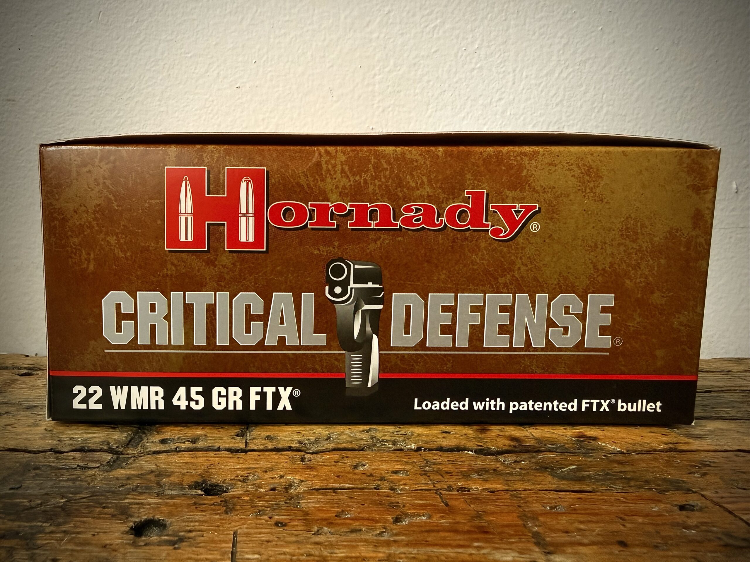 Hornady Critical Defense 22 Magnum Ammo (WMR) 45gr FTX
