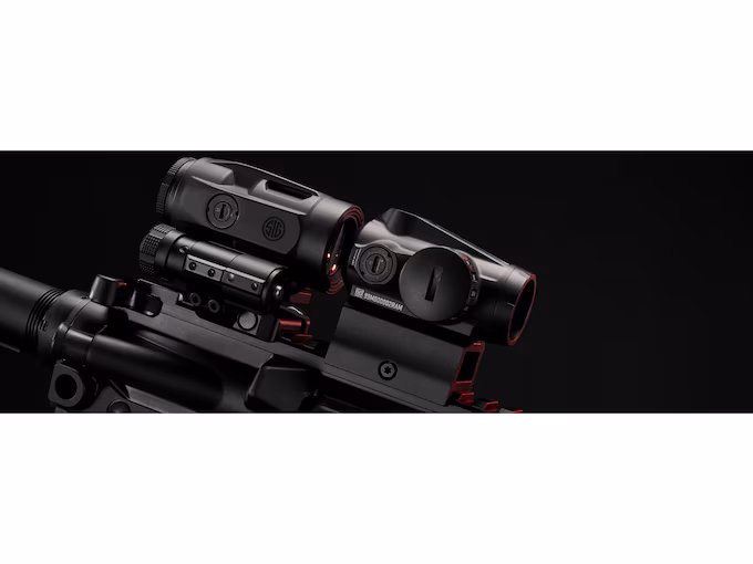 Sig Sauer ROMEO-MSR Gen II Compact Red Dot with JULIET3 Micro 3x Magnifier