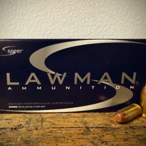 Speer Lawman 40 S&W Ammo 180gr TMJ Cleanfire
