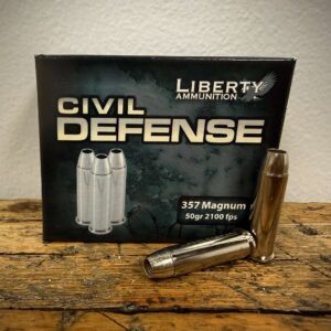 Liberty Civil Defense 357 Magnum Ammo 50 Grain Hollow Point