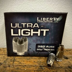 Liberty Ultra Light 380 ACP Ammo 50 Grain Hollow Point